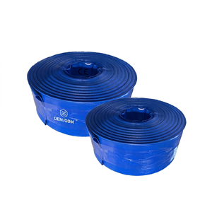 Tuyau d'irrigation goutte à goutte SSBO personnalisé de 4 pouces, 50 m/100 m, bleu, qualité supérieure, anti-UV, durable, pour la distribution d'eau agricole et de jardin - Product Image 1