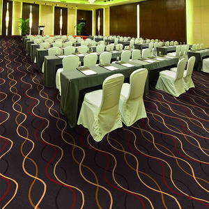 Tapis mural imprimé en nylon, hôtel moderne, <span class=keywords><strong>restaurant</strong></span>, salle de banquet, design floral coloré personnalisé, antidérapant, usage commercial - Product Image 5