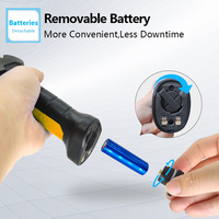 Scanner de codes à barres industriel 433Mhz sans fil BT grande capacité de batterie OEM ODM 2D longue distance de Transmission
