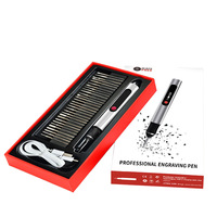 Stylo de gravure multifonctionnel à vitesse variable, léger, mini-meuleuse, batterie au lithium, disque de meulage, bricolage, art des ongles