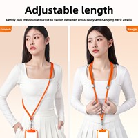 Cordon de téléphone portable bandoulière avec logo personnalisable, sensation haut de gamme, design anti-perte et antivol