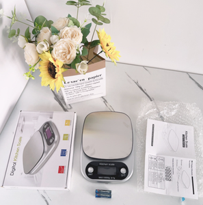 उच्च गुणवत्ता वाले इलेक्ट्रॉनिक स्केल 3/5/10 किलो वजन घरेलू रसोई मिनी डिजिटल स्केल बैटरी बेकिंग केक उपकरण की आपूर्ति के साथ - Product Image 6