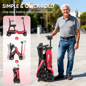 Scooter électrique compact de 17 kg 985L, transport urbain amusant et flexible pour les seniors actifs en Europe - Product Image 5