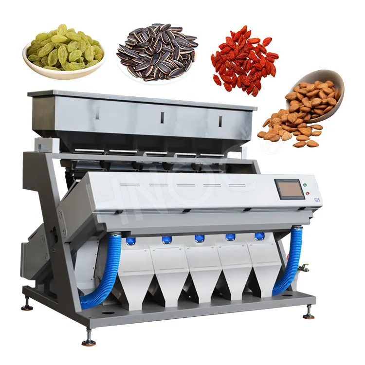 ماكينة تصنيف ألوان الحبوب والقمح والأرز من HNOC ماكينة تصنيف وتصنيف ألوان حبوب البنات والأبيض والكلية