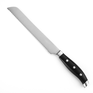 Cuchillo Profesional para Rebanar Pan de Acero Inoxidable 3CR13 de 8 Pulgadas con Borde Dentado y Mango Antideslizante para Restaurante y Panadería - Product Image 1
