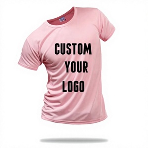 เสื้อยืดคอกลม แขนสั้น ทรงโอเวอร์ไซส์ ระบายอากาศได้ดี ผ้าฝ้าย 100% แห้งเร็ว สไตล์ลำลอง พิมพ์ลายโลโก้ตามสั่ง - Product Image 1