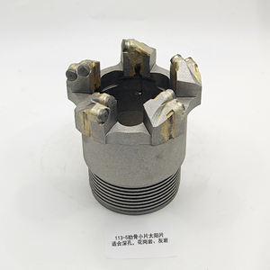 113mm Thick Wing 5 Tooth PDC Broca de alta eficiência Spiral Frame Design Perfeito Geological Prospecção Ferramenta para Mineração de Minério - Product Image 1