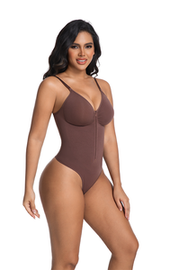 Vente flash : Shapewear en nylon, dos <span class=keywords><strong>bas</strong></span>, respirant, avec fermeture éclair, tailles plus grandes, gaines amincissantes - Product Image 4