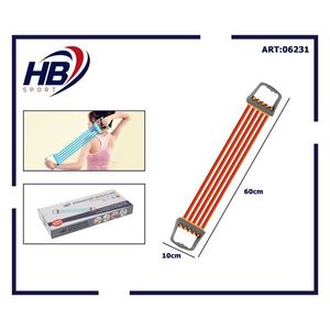 TPE Five-Tube Tensile Tester in Red for Testing <b>Exercise</b> <b>Bands</b> - Product Image 3