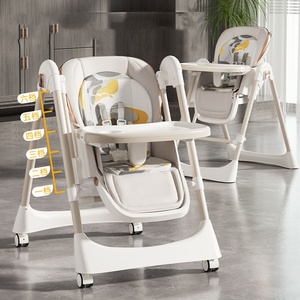Chaise haute convertible pour bébé, best-seller, avec coussin amovible et base antidérapante pour la <span class=keywords><strong>crèche</strong></span> à domicile, facile à nettoyer - Product Image 2