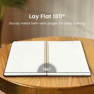 OEM A5 Notebook 5x7 Spiral Bound 70 Sheets Leather Strap Personalized Printing School Office Use - Product Image 4