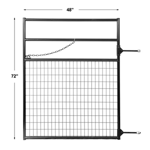 6-<strong>14ft</strong> Round Tube Galvanized Steel Fencing Farm <strong>Gate</strong> Rural Breeding Livestock Main Door Ranch Entrance <strong>Gates</strong> for Cattle Cow - Product Image 1