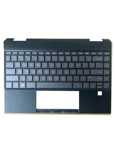 New Palmrest With US Backlit Keyboard for HP Spectre X360 13-AP Series Brown/Blue Color JL1