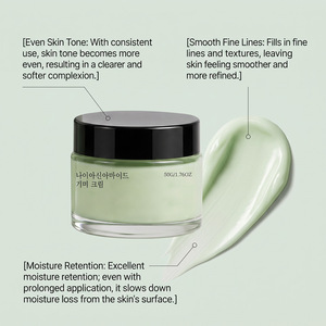 Crema Reparadora Verde con Centella Asiática, Hidratante para Piel Sensible, Repara la Barrera Cutánea, Anti-Escarces, Crema Facial - Product Image 3