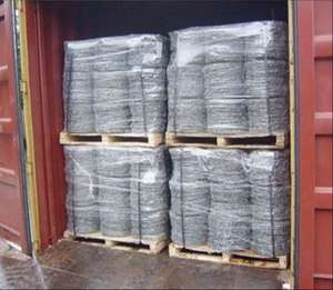 <span class=keywords><strong>Fil</strong></span> de fer <span class=keywords><strong>barbelé</strong></span> galvanisé à 2 points, calibre 12,5, 1320 pieds - Product Image 5