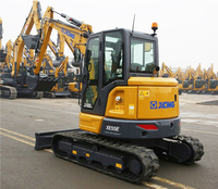 Mini-excavatrice d'occasion XE55E 5t 6t 6 Tonnes, excavatrice sur chenilles, mini-pelleuse 6 Tonnes, petite mini-excavatrice