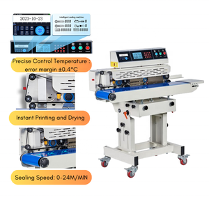 Machine de scellage horizontale à bande continue 210AP avec codage par encre pour sachets de café, thé et aliments, avec contrôle intelligent - Product Image 4