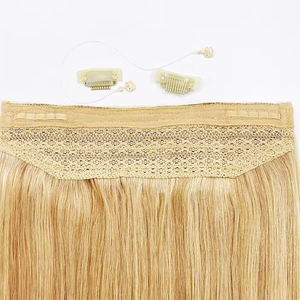 LR Easy Locks for Use High Grade Invisible Fish Line Wire Double Drawn European Remy Human Hair Clip-in <b>Extensions</b> Machine - Product Image 6