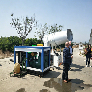 Canon à brouillard mobile électrique de 150 m pour la lutte contre la poussière dans <span class=keywords><strong>les</strong></span> mines de charbon, <span class=keywords><strong>les</strong></span> mines en ciel ouvert, <span class=keywords><strong>les</strong></span> terminaux portuaires et <span class=keywords><strong>les</strong></span> usines sidérurgiques - Product Image 2