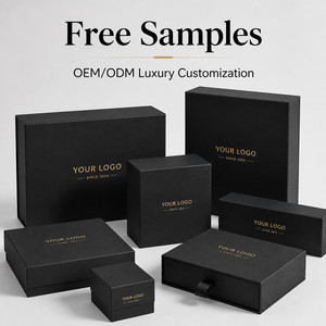 Boîte <span class=keywords><strong>cadeau</strong></span> rigide magnétique noire luxueuse par KingTop Packaging, 25 ans d'expérience, 50 pièces - Product Image 6