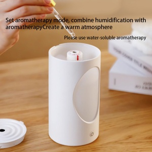 Humidificador con Luces LED de Colores, Funciona con Batería, Difusor y Humidificador de Alta Calidad, Mini Humidificador USB Recargable - Product Image 3