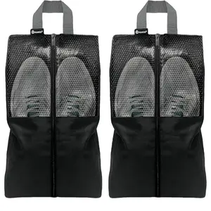 Impermeável Poeira prova Viagem Portátil Handbag Drawstring Não-tecido Sapato Armazenamento Saco