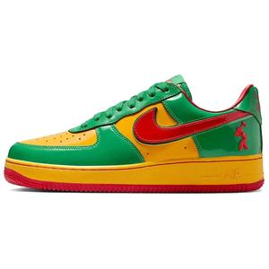 Chaussures de basketball en cuir vert Low Lucky à lacets, avec semelle intermédiaire EVA amortie et semelle extérieure en caoutchouc, toutes saisons - Product Image 1