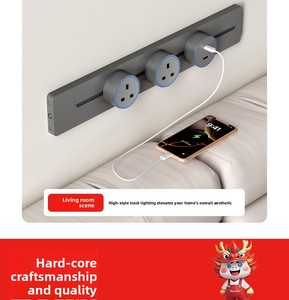 Presa Elettrica Multifunzionale Standard Internazionale Stile Britannico per <span class=keywords><strong>Cucina</strong></span>, Presa a Binario Standard Britannico - Product Image 2