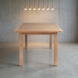Mesa de Comedor Rectangular de Estilo Moderno, Material de Madera, Acabado en Color Natural, Muebles para el Hogar - Product Image 4