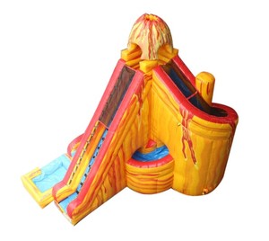 สไลเดอร์เป่าลมสไลด์แห้งแบบเกลียวสำหรับบ้านเด้งปราสาทเด้งในเชิงพาณิชย์แพลตฟอร์มแบบคอมโบ - Product Image 3