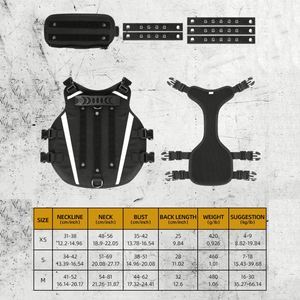 Nouveau Gilet Réfléchissant Robuste pour Chien avec Poignée, Protection Anti-Hibou pour Chiots, Gilet Imperméable en Nylon à Pointes Style Punk pour Chien - Product Image 6