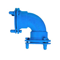 Gamme d'accessoires de tuyauterie en fonte ductile de type K anti-corrosion : coude, réducteur, bride, té, bouchon obturateur