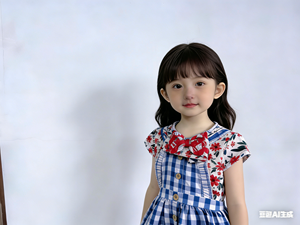 ชุดเดรสเด็กน่ารักขายส่งยอดนิยม ลายตารางกิ๊งแฮมพร้อมแขนเสื้อลายดอกไม้และที่คาดผมเข้าชุดสำหรับเด็กหญิงตัวเล็ก - Product Image 4