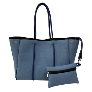 2024 Tùy Chỉnh Toàn Cầu Xu Hướng Neoprene Tote Túi Tùy Chỉnh Biểu Tượng Du Lịch Bãi Biển Tote Mua Sắm Bé Mang Túi Xách Cho Phụ Nữ - Product Image 6