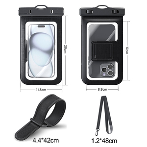 Sac <span class=keywords><strong>de</strong></span> bras <span class=keywords><strong>de</strong></span> course étanche toutes tailles IPX8 sac <span class=keywords><strong>de</strong></span> <span class=keywords><strong>téléphone</strong></span> portable pochette <span class=keywords><strong>de</strong></span> <span class=keywords><strong>téléphone</strong></span> portable extérieur Mobile plage natation plongée étui <span class=keywords><strong>de</strong></span> poignet sac sec - Product Image 6