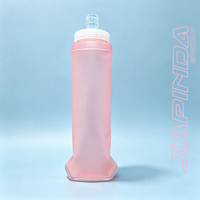 Poche à eau pliable en TPU, bouteille d'eau pliable sans BPA, anti-fuite, réutilisable pour la course à pied, le sport et le cyclisme