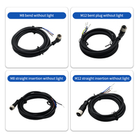 Capteur de proximité inductif CORON CLJ-A12-4ANB-G3 M12 non blindé 4 mm NPN NC 10-30 VDC LED rouge câble 30 cm détection de métaux IP67