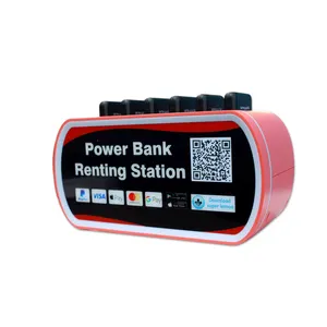 Hot Selling Heycharge Portable Battery Charger Kiosk 6 Port Sharing Power Bank Rental Charging Station