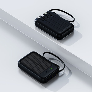 Banco de Energía Solar de 10W con Entrada y Salida Tipo C, Batería Portátil con Panel Solar para Cargar Teléfonos Móviles - Product Image 3