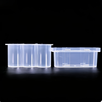 3ml 3-Pack High Quality OEM Clear Peptide Box Shockproof Fridge-Safe Modular Design for Small Vial Storage Custom Logo Printing