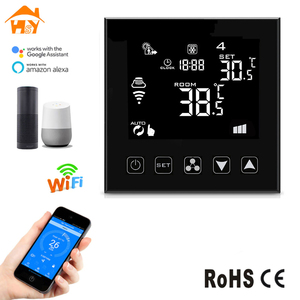 Bộ Điều Nhiệt Điện Tử FCU, Chế Độ Làm Mát Thông Minh, Điều Hòa Nhiệt Độ Phòng Kỹ Thuật Số, Ứng Dụng Tuya, Smart Life, HY603AC-WiFi - Product Image 4