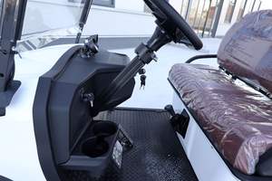 Düşük Bakımlı Beyaz <span class=keywords><strong>6</strong></span> Kişilik Elektrikli Golf Arabası, Güçlü Motorlu, Topluluk Parkı, Otel, Turistik Alan İçin - Product Image 4