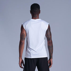 Camiseta sin mangas de algodón pesado de gran tamaño para entrenamiento, camisetas sin mangas cortadas para músculos, camisetas de lavado ácido, camisetas holgadas con logotipo personalizado - Product Image 6