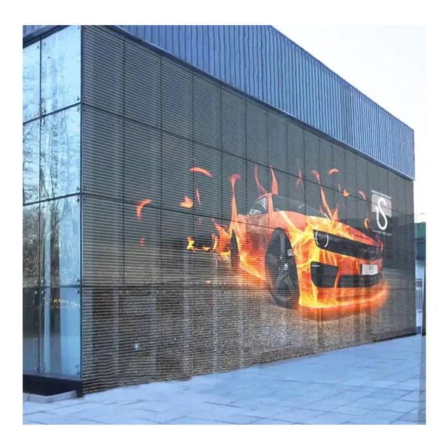 P3.91-7.81 P5 P6 P8 P10 Bendable Led Screen Reefilm Flexible Led Film Adhesive Transparent Window Display for Retail Glass