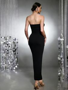 Robe d'Élégante <span class=keywords><strong>et</strong></span> de Demoiselle d'Honneur, Silhouette Fourreau, Style Bandage, pour <span class=keywords><strong>Occasion</strong></span> Spéciale, sur Mesure - Product Image 6