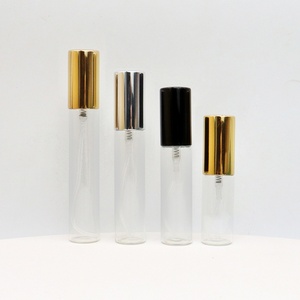 10ml Mini Round Square Clear Refillable <b>Perfume</b> <b>Bottles</b> 10ml Quality Sample Glass <b>Perfume</b> Decants - Product Image 1
