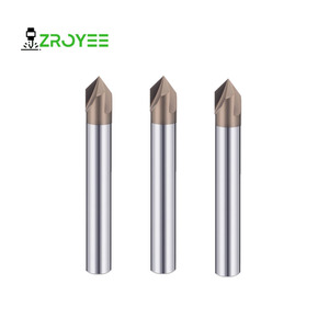 Customizable HRC55/58 Tungsten Carbide End Milling Cutter Set AlTin Coating Chamfering CNC <strong>Tool</strong> OEM/ODM 3 Flutes 10-12 Helix - Product Image 1