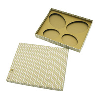 Emballage personnalisé et impression de logo papier texturé emballage de boîte de couvercle supérieur et inférieur emballage de soins de la peau ensemble de cosmétiques couvercle et boîte de base