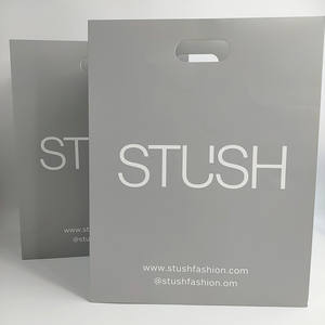 Bolsas de Papel de Lujo con Asas Troqueladas y Logotipo Personalizado, Bolsas de Compras de Moda, Bolsas de Papel con Asas Troqueladas para Maquillaje - Product Image 1