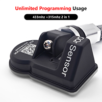 Capteur TPMS programmable double fréquence universel, système de surveillance de la pression des pneus programmable, remplacement OE